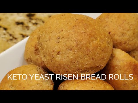 Keto Yeast Risen Bread Rolls