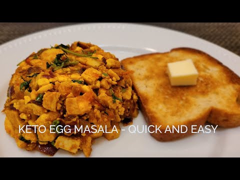 Keto Egg Masala - Quick and Easy
