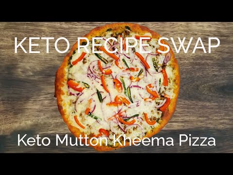 Keto Mutton Kheema Pizza