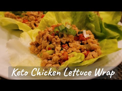 Keto Chicken Lettuce Wrap