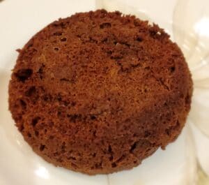 Chocolate Mug Cake Plate