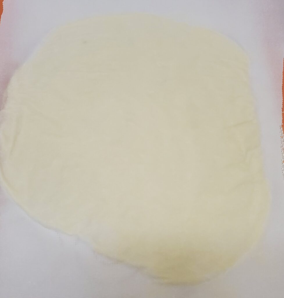 Flatten Mozzarella Cheese