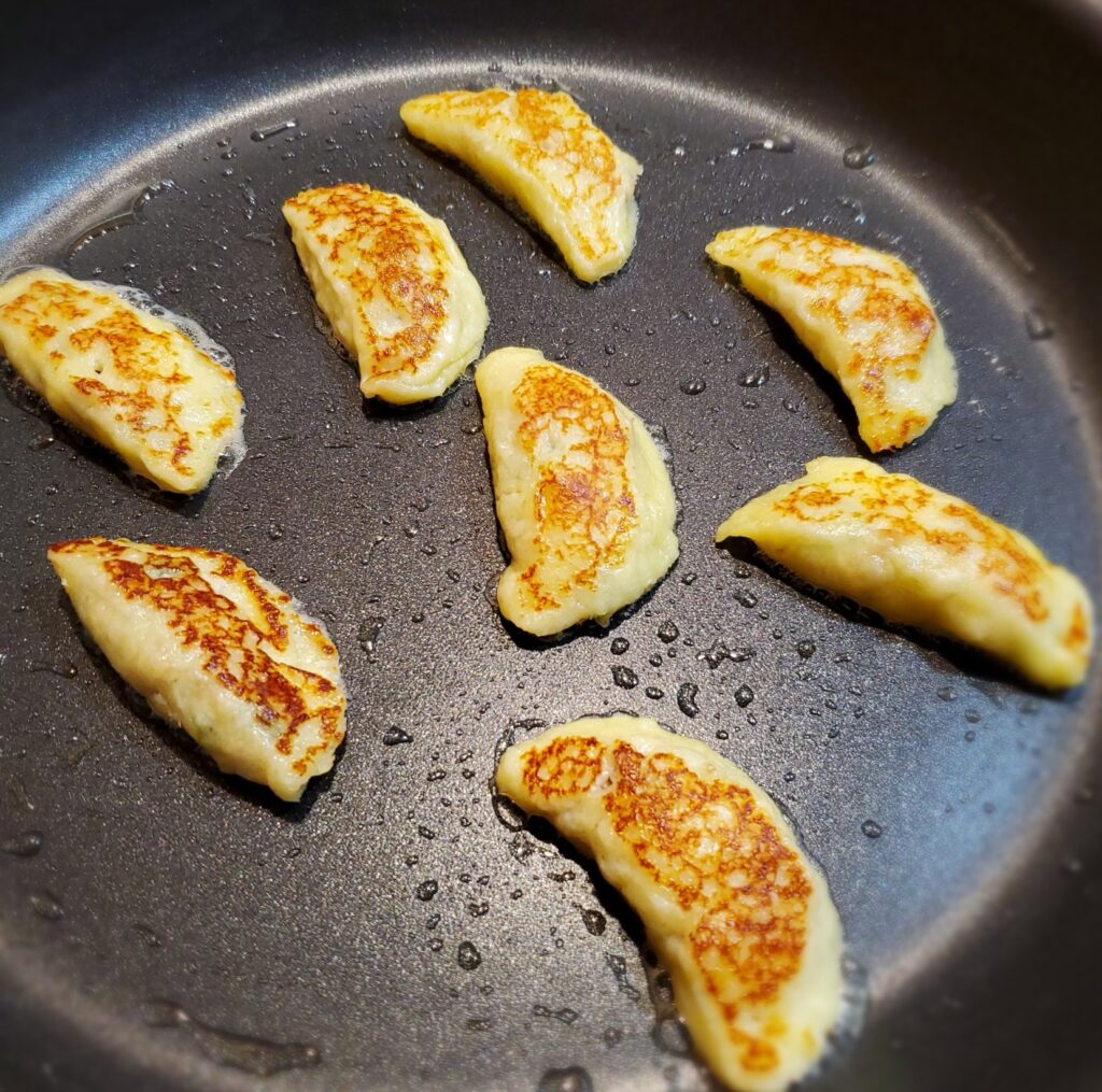 Potsticker Pan Fry Flip