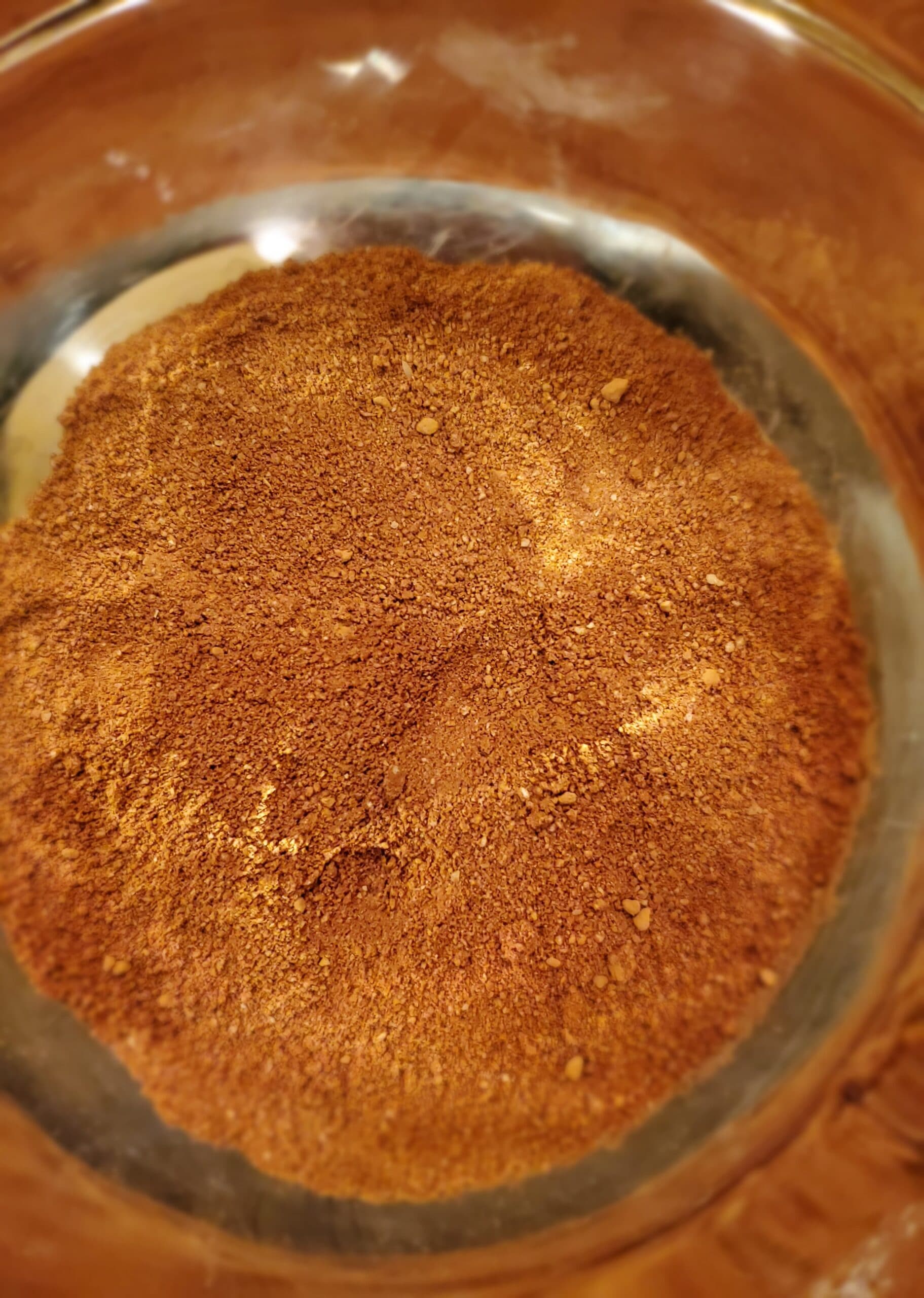 dry ingredients mixed