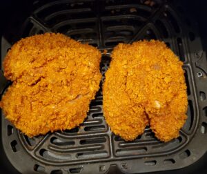 Air fryer flip