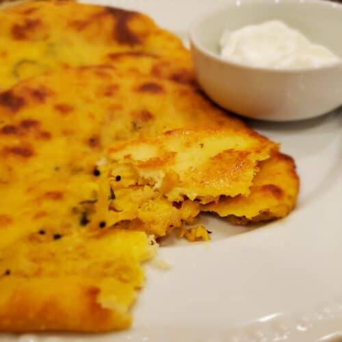 Keto Cauliflower Stuffed Paratha