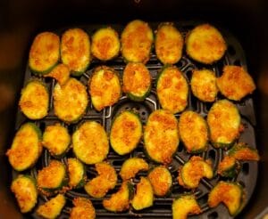 zucchini chips air fryer layer