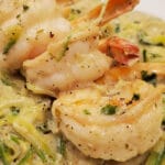 Keto Shrimp Alfredo Zoodles