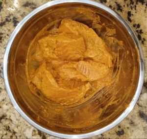 tandoori salmon marination