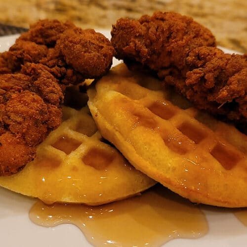 keto chicken and waffle