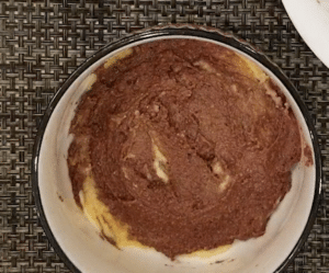 Smoothen keto marble mug minute cake batter