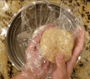 saran wrap for egg puff