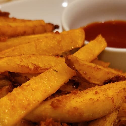 crispy rutabaga fries