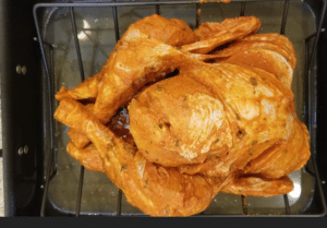 tandoori turkey - rack